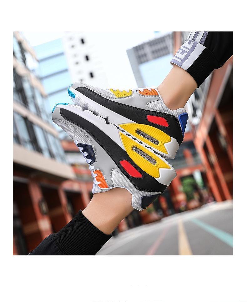 Fashion Couple Sports Running Shoes Jogging Shoes Outdoor Sports Sneakers Lace Up Unisex Walk Women's Air Athletic Running Shoes Fashion Sport Gym Jogging Tennis Fitness Sneakers Stevvex