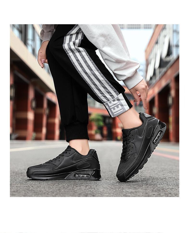 Fashion Couple Sports Running Shoes Jogging Shoes Outdoor Sports Sneakers Lace Up Unisex Walk Women's Air Athletic Running Shoes Fashion Sport Gym Jogging Tennis Fitness Sneakers Stevvex