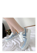Fashion Flats Womans Sneakers Casual Breathable Vulcanized Shoes Lace Up Woman Comfort Walking White Round Head Platform Casual Sports Cute Fashion Walking School Sneakers Stevvex
