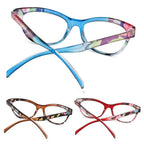 Fashion Glasses Men Women Reading Anti Blue Eye Protection Eyeglasses Hyperopia Transparent Optical Eyewear With Diopter For Women And Men +1.0~+ 4.0 Stevvex