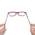 Fashion Glasses Men Women Reading Anti Blue Eye Protection Eyeglasses Hyperopia Transparent Optical Eyewear With Diopter For Women And Men +1.0~+ 4.0 Stevvex