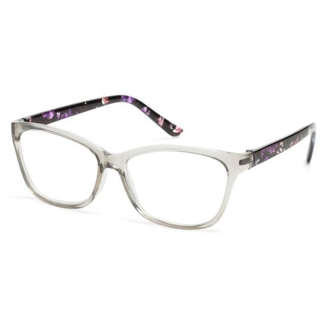 Fashion Glasses Men Women Reading Anti Blue Eye Protection Eyeglasses Hyperopia Transparent Optical Eyewear With Diopter For Women And Men +1.0~+ 4.0 Stevvex