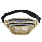Fashion Holographic Women Waist Bags Modern Fanny Pack Adjustable Belt Bag Excellent Design Waist Packs Chest Phone Pouch Stevvex