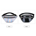 Fashion Holographic Women Waist Bags Modern Fanny Pack Adjustable Belt Bag Excellent Design Waist Packs Chest Phone Pouch Stevvex