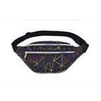 Fashion Holographic Women Waist Bags Modern Fanny Pack Adjustable Belt Bag Excellent Design Waist Packs Chest Phone Pouch Stevvex