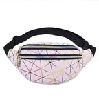 Fashion Holographic Women Waist Bags Modern Fanny Pack Adjustable Belt Bag Excellent Design Waist Packs Chest Phone Pouch Stevvex