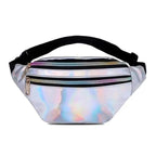 Fashion Holographic Women Waist Bags Modern Fanny Pack Adjustable Belt Bag Excellent Design Waist Packs Chest Phone Pouch Stevvex
