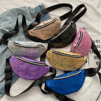 Fashion Holographic Women Waist Bags Modern Fanny Pack Adjustable Belt Bag Excellent Design Waist Packs Chest Phone Pouch Stevvex