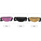 Fashion Holographic Women Waist Bags Modern Fanny Pack Adjustable Belt Bag Excellent Design Waist Packs Chest Phone Pouch Stevvex