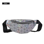 Fashion Holographic Women Waist Bags Modern Fanny Pack Adjustable Belt Bag Excellent Design Waist Packs Chest Phone Pouch Stevvex