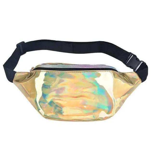 Fashion Holographic Women Waist Bags Modern Fanny Pack Adjustable Belt Bag Excellent Design Waist Packs Chest Phone Pouch Stevvex