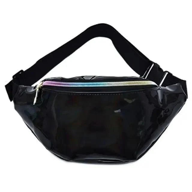 Fashion Holographic Women Waist Bags Modern Fanny Pack Adjustable Belt Bag Excellent Design Waist Packs Chest Phone Pouch Stevvex