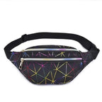 Fashion Holographic Women Waist Bags Modern Fanny Pack Adjustable Belt Bag Excellent Design Waist Packs Chest Phone Pouch Stevvex
