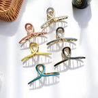 Fashion INS Hair Claws Hair Crab Clamp Hairgrip Matte Metal Hair Clip Claw Large Size INS Hair Claws Gorgeous Hair Accessories For Women