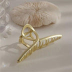 Fashion INS Hair Claws Hair Crab Clamp Hairgrip Matte Metal Hair Clip Claw Large Size INS Hair Claws Gorgeous Hair Accessories For Women