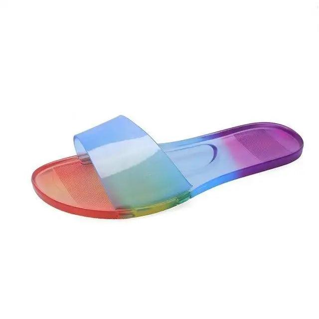 Fashion Jelly Women Slippers Summer Candy Colors Elegant Modern Design For Womens Stevvex