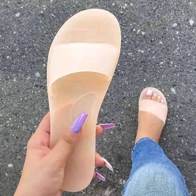 Fashion Jelly Women Slippers Summer Candy Colors Elegant Modern Design For Womens Stevvex