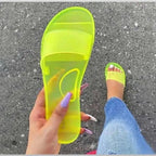 Fashion Jelly Women Slippers Summer Candy Colors Elegant Modern Design For Womens Stevvex