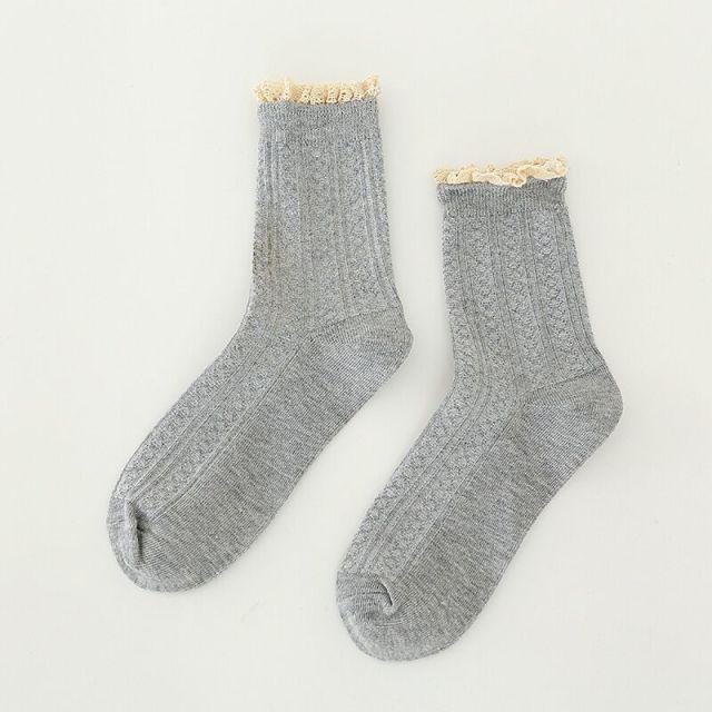 Fashion Lace Ruffled Soft Cotton Female Sock Spring And Summer Cute Socks Sweet Princess Girls Comfortable Breathable Cute Socks For Women Stevvex