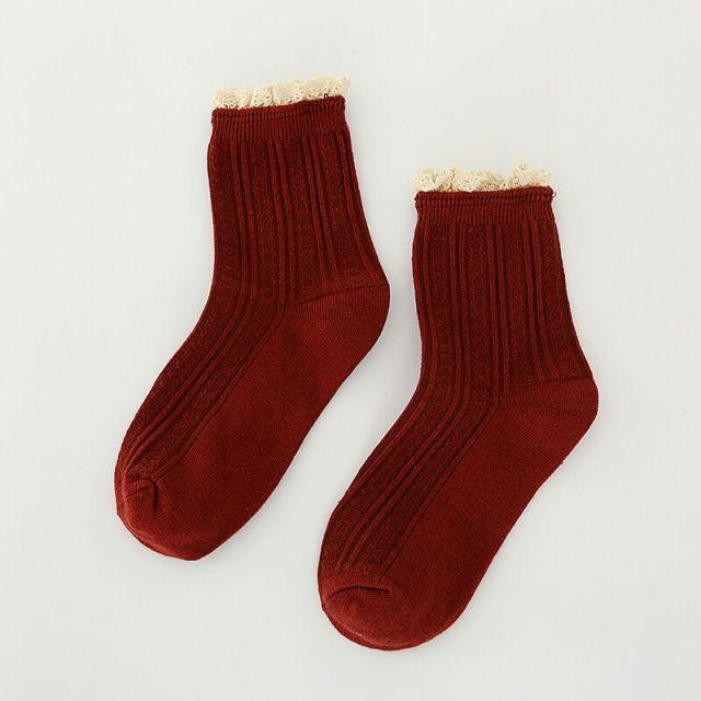 Fashion Lace Ruffled Soft Cotton Female Sock Spring And Summer Cute Socks Sweet Princess Girls Comfortable Breathable Cute Socks For Women Stevvex