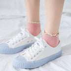 Fashion Lace Ruffled Soft Cotton Female Sock Spring And Summer Cute Socks Sweet Princess Girls Comfortable Breathable Cute Socks For Women Stevvex