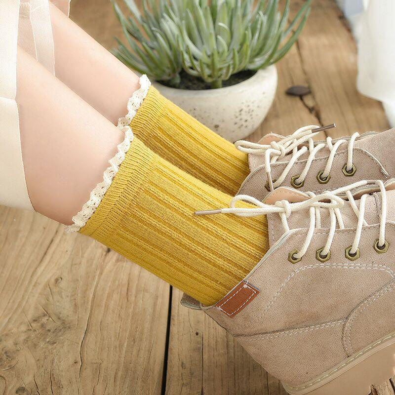 Fashion Lace Ruffled Soft Cotton Female Sock Spring And Summer Cute Socks Sweet Princess Girls Comfortable Breathable Cute Socks For Women Stevvex