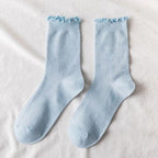 Fashion Lace Ruffled Soft Cotton Female Sock Spring And Summer Cute Socks Sweet Princess Girls Comfortable Breathable Cute Socks For Women Stevvex