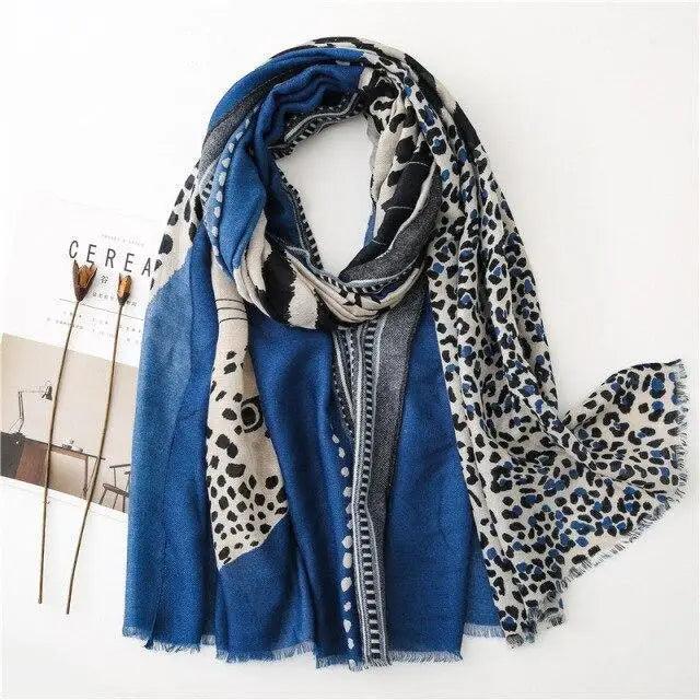 Fashion Leopard Scarf Women High Quality Autumn Winter Wrap Stylish Casual Wear Scarfs For Women Elegant Women's Scarf Fashion Scarf Stevvex