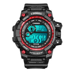 Fashion Luminous Children Watches For Boys Waterproof Electronic Silicone Strap Watch Fashion Sport Led Digital Wrist Watch Kids Sports Watch Waterproof Boys Multi-Function Digital Wristwatch Stevvex