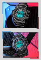 Fashion Luminous Children Watches For Boys Waterproof Electronic Silicone Strap Watch Fashion Sport Led Digital Wrist Watch Kids Sports Watch Waterproof Boys Multi-Function Digital Wristwatch Stevvex