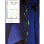 Fashion Luminous Sticker Tattoos Waterproof Temporary Different Luxury Tattoos For Womens Mens Kids