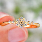 Fashion Luxury 925 Sterling Silver Snowflake Ring  - 2021 Trending Fashion Jewelry for women Wedding Band Ring Promise Love Engagement Rings
