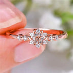 Fashion Luxury 925 Sterling Silver Snowflake Ring  - 2021 Trending Fashion Jewelry for women Wedding Band Ring Promise Love Engagement Rings