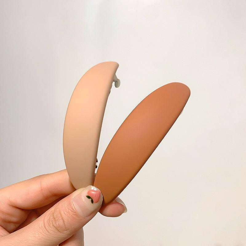 Fashion Matte Geometric Hair Clip Elegant Women Barrettes Hairpins Ponytail Holder Hairgrips Headwear Gorgeous Hair Accessories For Women Stevvex