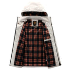 Fashion Men Casual Windbreaker Jacket Hooded Jacket Man Waterproof Outdoor Soft Men's Waterproof Windproof Jackets Breathable Snow Jacket With Hood Modern Winter Clothing Warm Thick Jacket For Outdoor Stevvex