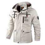 Fashion Men Casual Windbreaker Jacket Hooded Jacket Man Waterproof Outdoor Soft Men's Waterproof Windproof Jackets Breathable Snow Jacket With Hood Modern Winter Clothing Warm Thick Jacket For Outdoor Stevvex