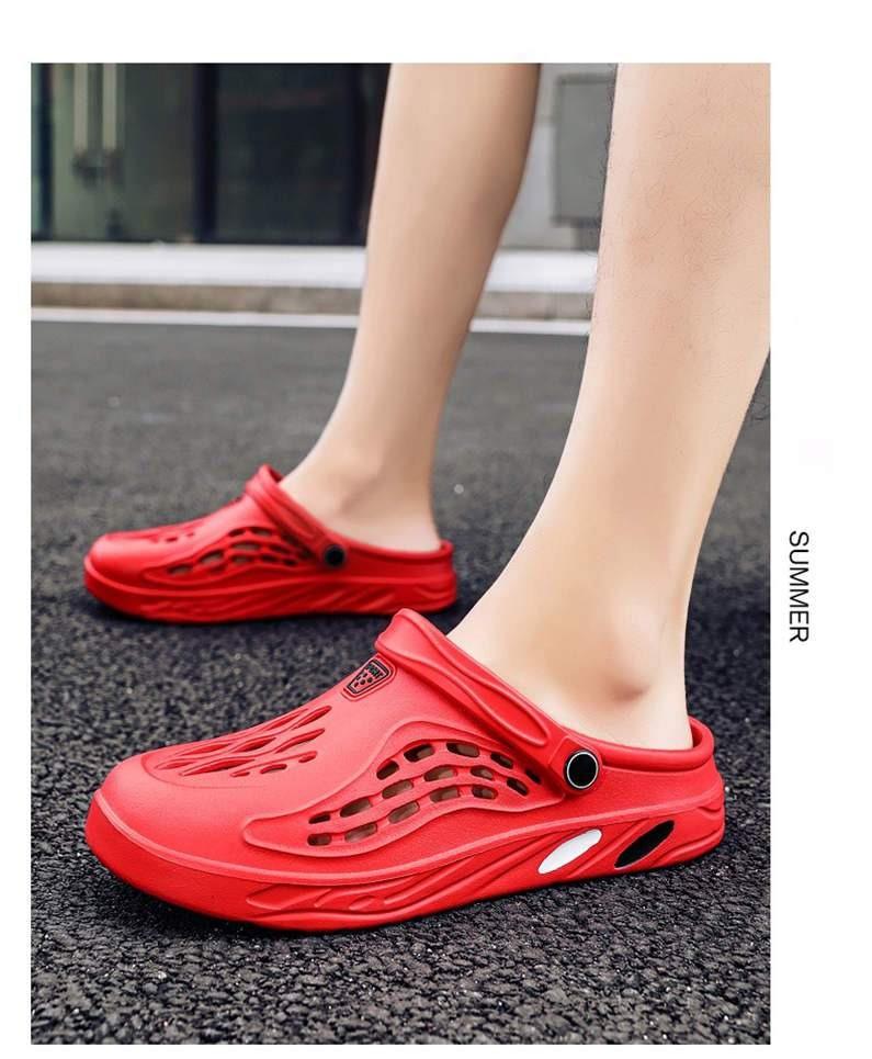 Fashion Men's Sandal For Home Platform Flip Flops Sandals Summer Shoes For Men Outdoor Fashion Clogs Non Slip Water Shoes With Strap Sports Sandals Lightweight Quick Dry Adult Clogs Stevvex