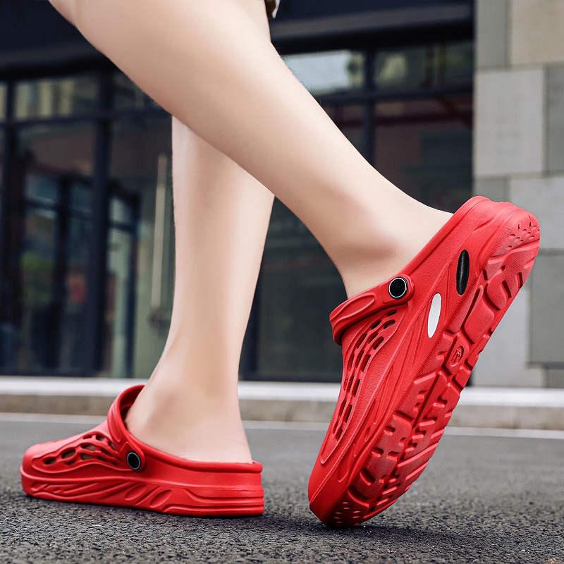 Fashion Men's Sandal For Home Platform Flip Flops Sandals Summer Shoes For Men Outdoor Fashion Clogs Non Slip Water Shoes With Strap Sports Sandals Lightweight Quick Dry Adult Clogs Stevvex