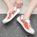 Fashion Men Sandals Summer Hole Rubber Clogs Garden Shoes Beach Flat Slippers Slip On Beach Sandals Lightweight Slippers Water Shoes Stevvex