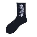 Fashion Men Street Wear Cool Cotton Socks Harajuku Funny Socks Trendy Women Long Socks Crew Socks White Hip Hop Socks Basketball Running Cycling Socks For Men And Women Stevvex