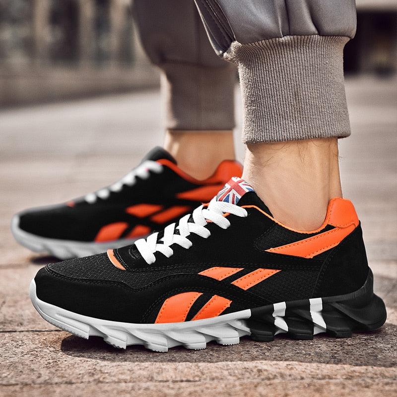 Fashion Mens Running Light Breathable Shoes Mens Sneakers Light Weight Running Elegant Soft Sneakers Comfortable Athletic Running Sneakers Stevvex