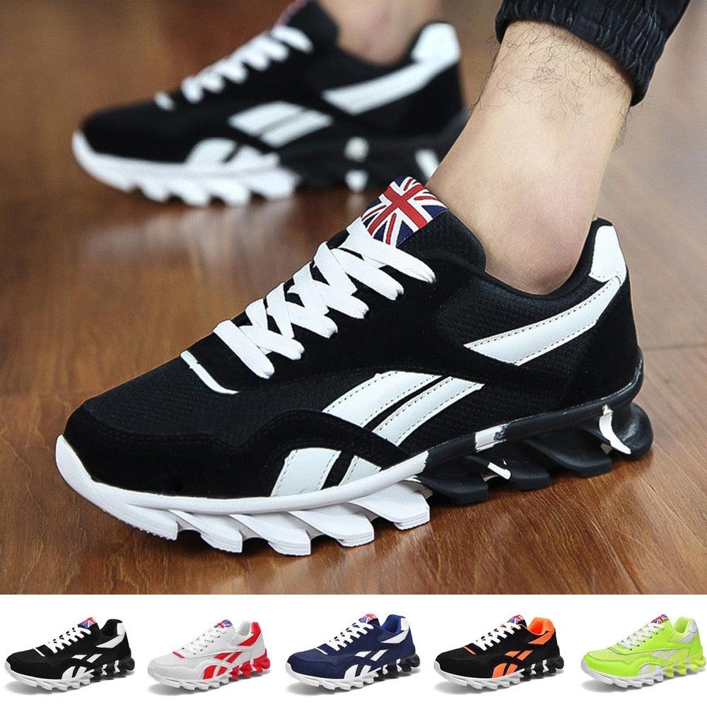 Fashion Mens Running Light Breathable Shoes Mens Sneakers Light Weight Running Elegant Soft Sneakers Comfortable Athletic Running Sneakers Stevvex