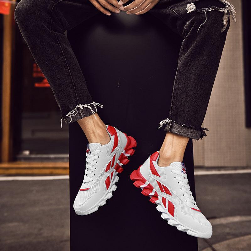 Fashion Mens Running Light Breathable Shoes Mens Sneakers Light Weight Running Elegant Soft Sneakers Comfortable Athletic Running Sneakers Stevvex