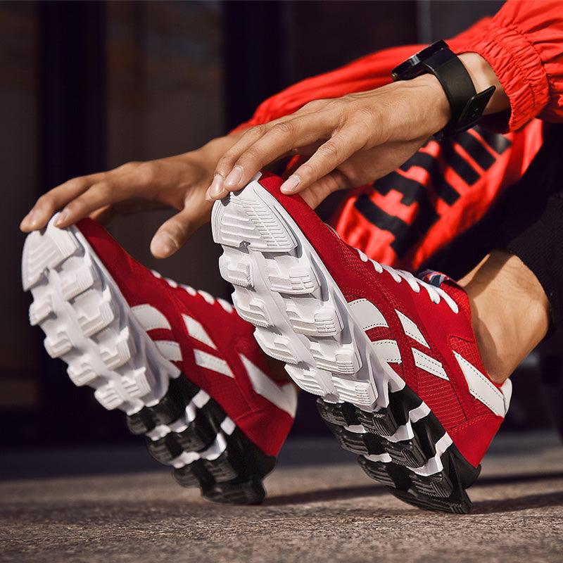 Fashion Mens Running Light Breathable Shoes Mens Sneakers Light Weight Running Elegant Soft Sneakers Comfortable Athletic Running Sneakers Stevvex