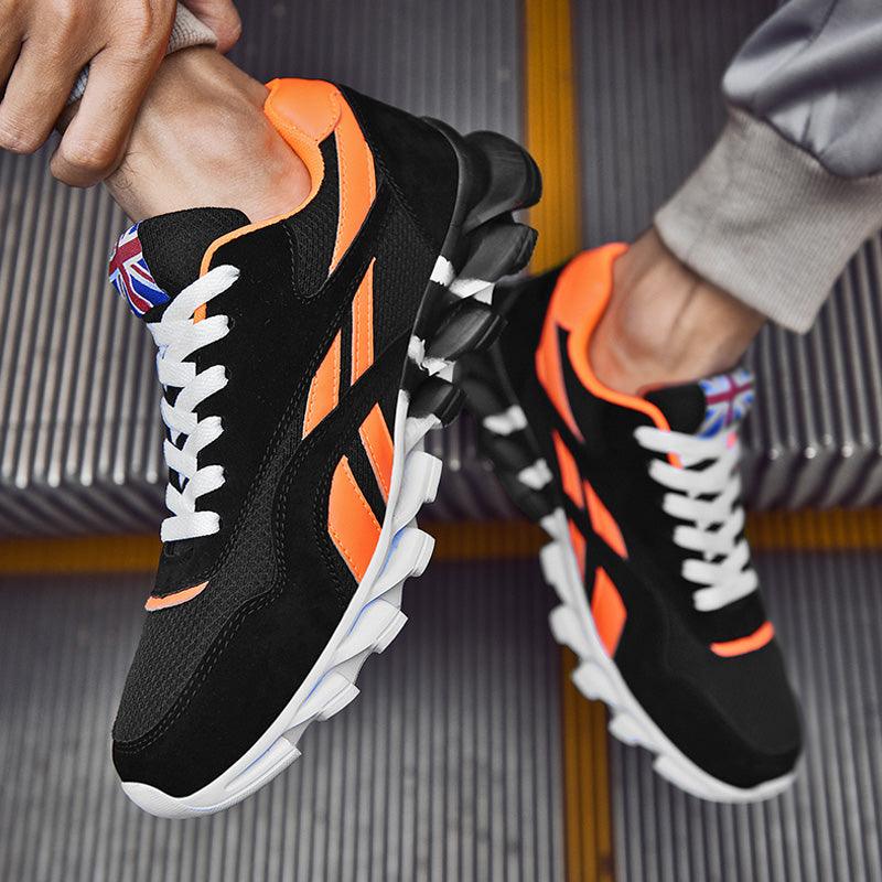 Fashion Mens Running Light Breathable Shoes Mens Sneakers Light Weight Running Elegant Soft Sneakers Comfortable Athletic Running Sneakers Stevvex