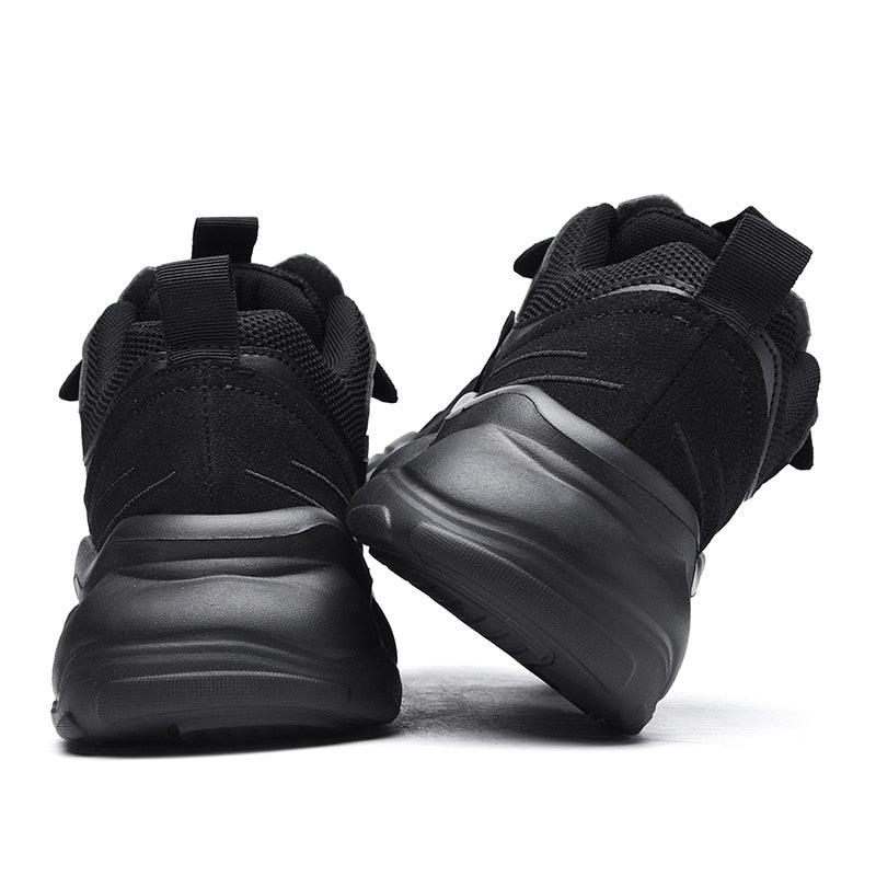Fashion Mens Sneakers White Trend Casual Comfortable Black Mens Chunky Sneaker Design Summer White Outdoor Running Tennis Sneakers Sport Fashion Comfortable Casual Mens Sneakers Stevvex