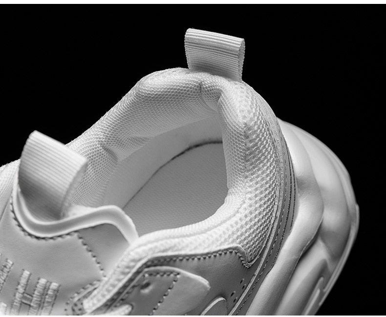 Fashion Mens Sneakers White Trend Casual Comfortable Black Mens Chunky Sneaker Design Summer White Outdoor Running Tennis Sneakers Sport Fashion Comfortable Casual Mens Sneakers Stevvex