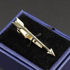 Fashion Metal Men Tie Clip Golden Musical Instrument Shape Simple Bar Clasp  Luxury Fashion Necktie Tie Clips Bar Variety Pattern Mens Suit Wedding Gift Unique Tie Clip Stevvex