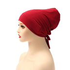 Fashion Modal Under Scarf  Hijab Turban Cap Cotton With Band Adjustable Inner Hijab cap Muslim Turban Hijab Cap For Women