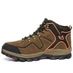 Fashion Outdoor Men's Sports Hiking Boots Wear-Resistant Hiking Men's Fashion Non-slip Waterproof Walking Boots Lightweight Comfortable Sport Ankle Shoes Outdoor Winter Mens Shoes Stevvex